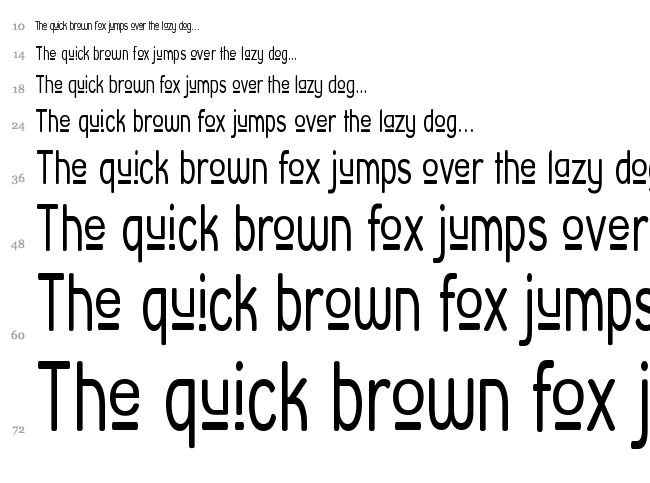Street Corner font waterfall
